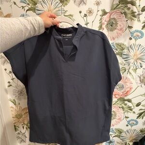 Mandala oversized top and  jogger scrub set